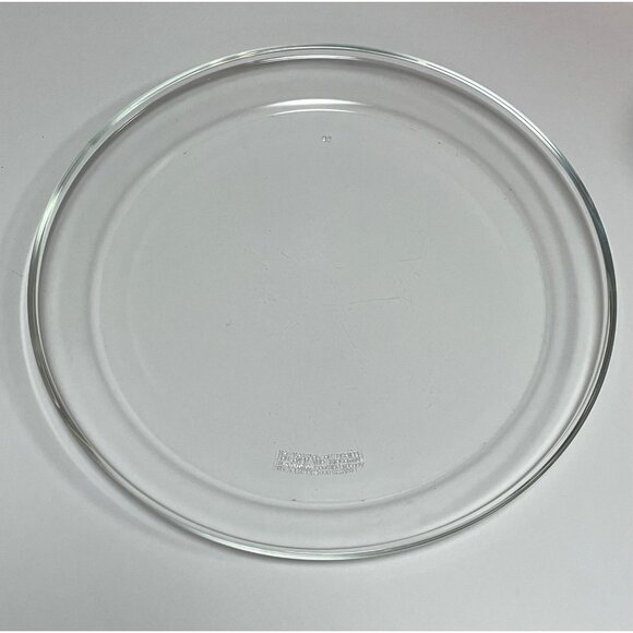 Pyrex 212 Clear Glass 12” Pizza Pan Baking Dish Serving Platter - Picture 1 of 1